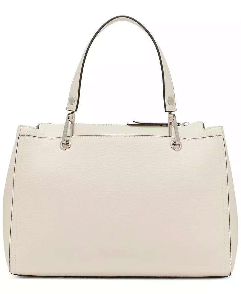 Calvin Klein Garnet Triple Compartment Top Zipper Satchel 5