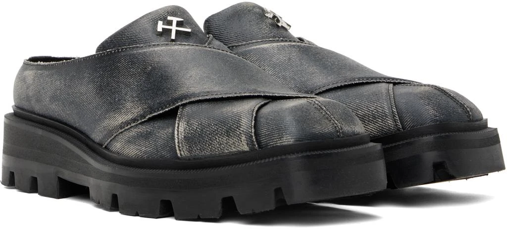 GmbH Black Bassim Crossover Slip-on Loafers 4