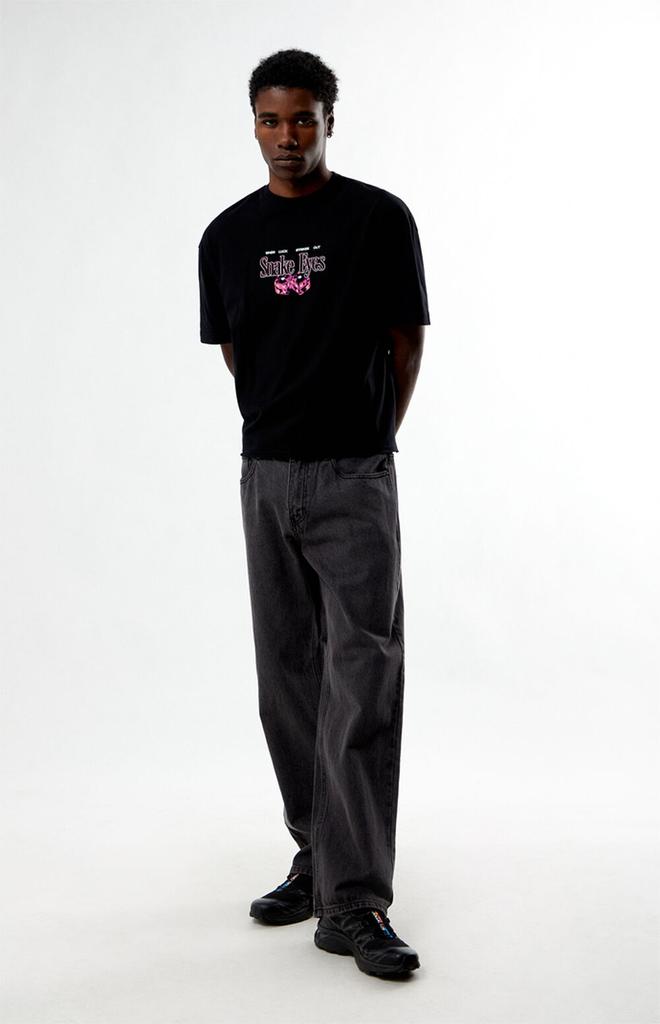 PacSun Snake Eyes Cropped Boxy T-Shirt - T-Shirts - Free