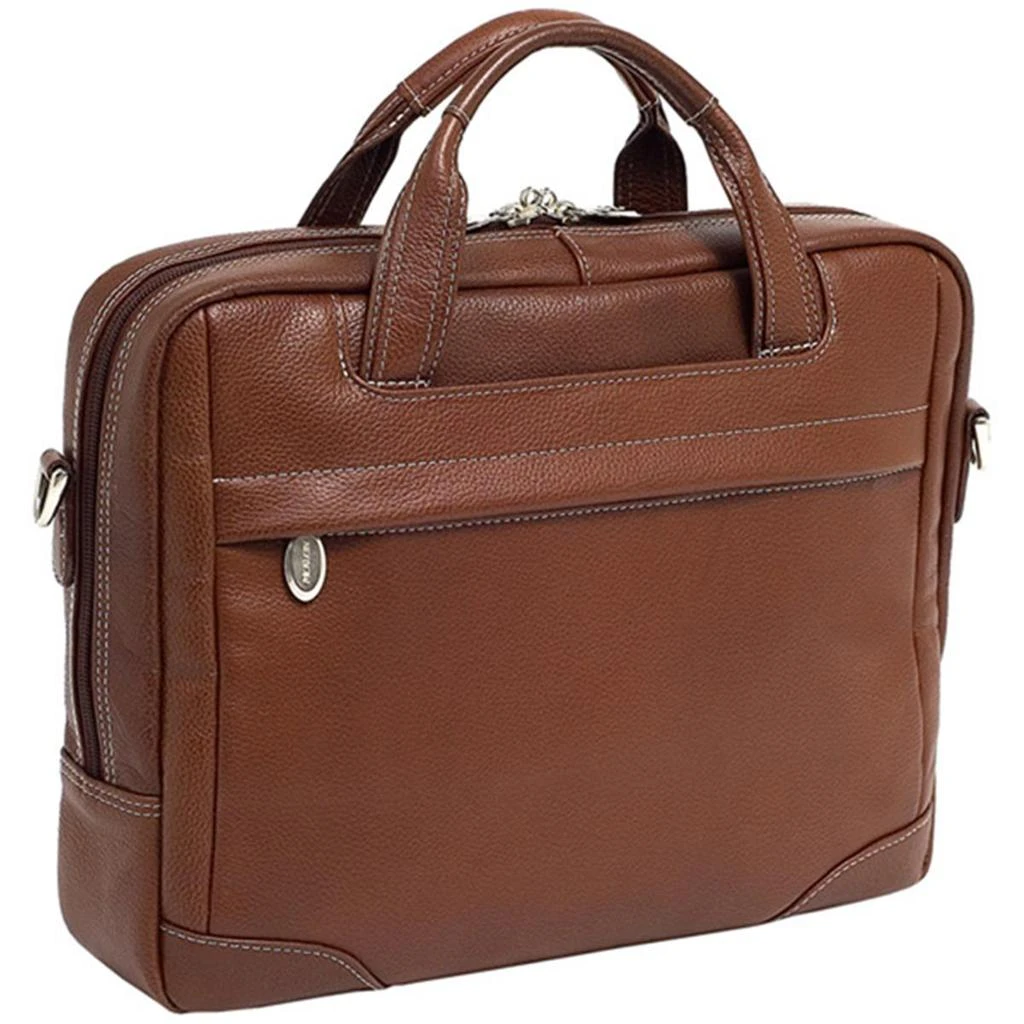 McKleinUSA McKlein 15484 Brown Bronzeville Medium Laptop Briefcase