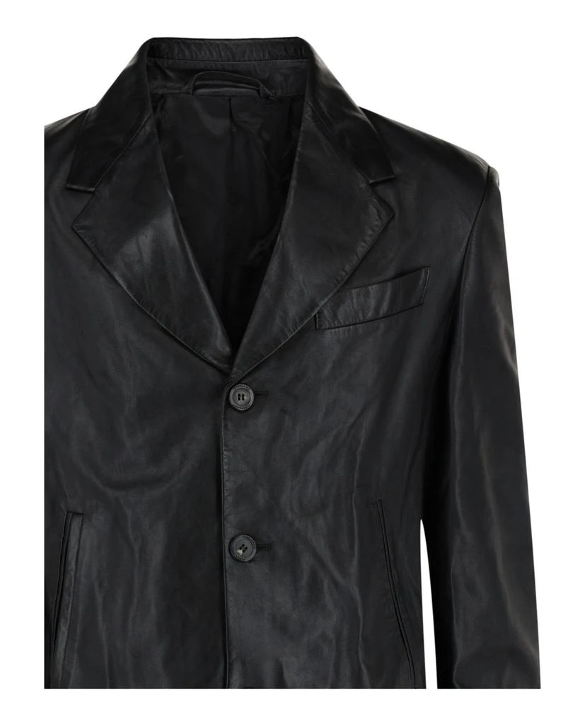 Salvatore Ferragamo Leather Blazer 3