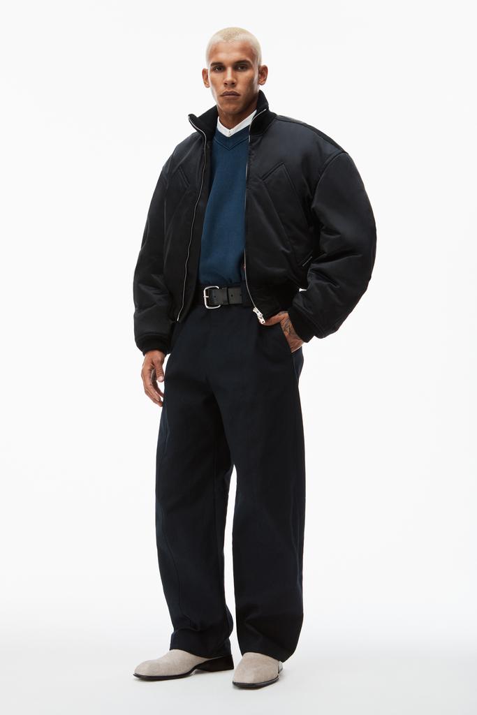 Alexander Wang COACHES TRACK JACKET IN NYLON - Jackets