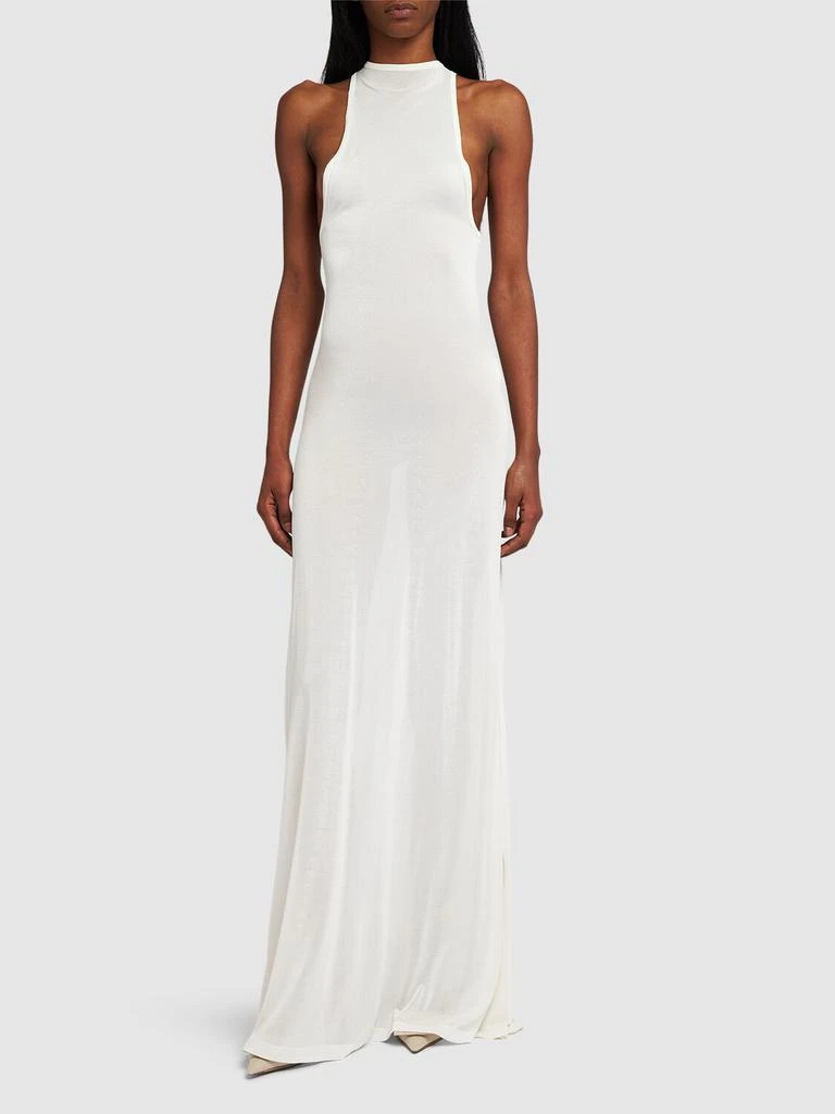 Jacquemus La Robe Maille Sculta Long Dress 1
