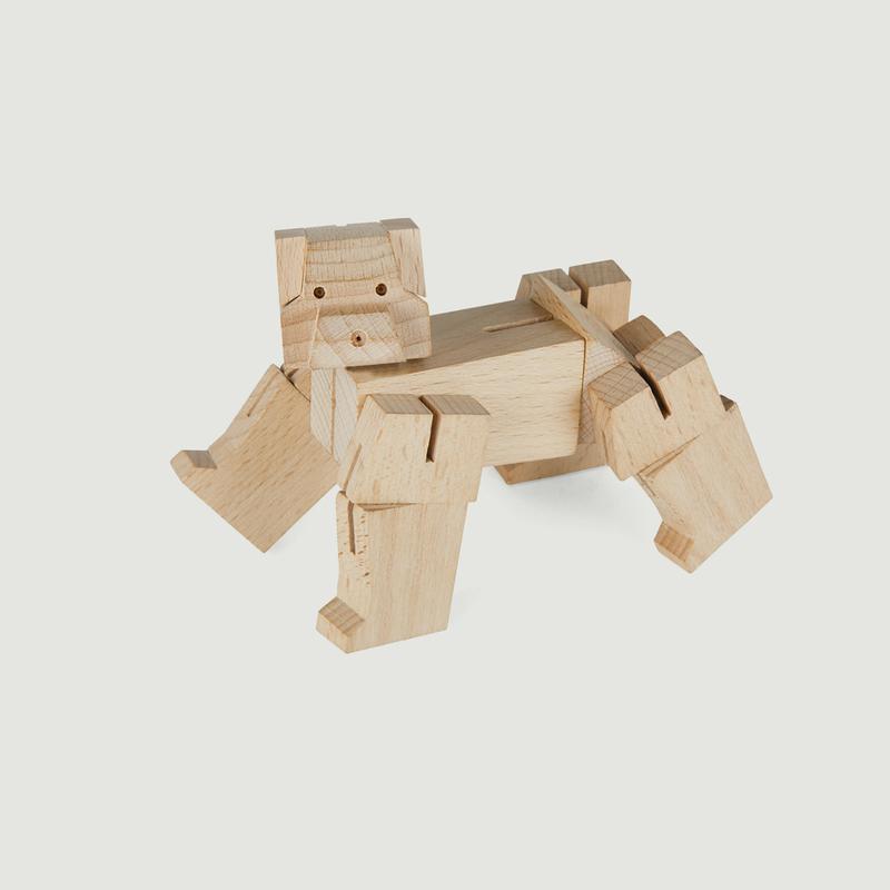 Kikkerland Articulated Wooden Bear White KIKKERLAND