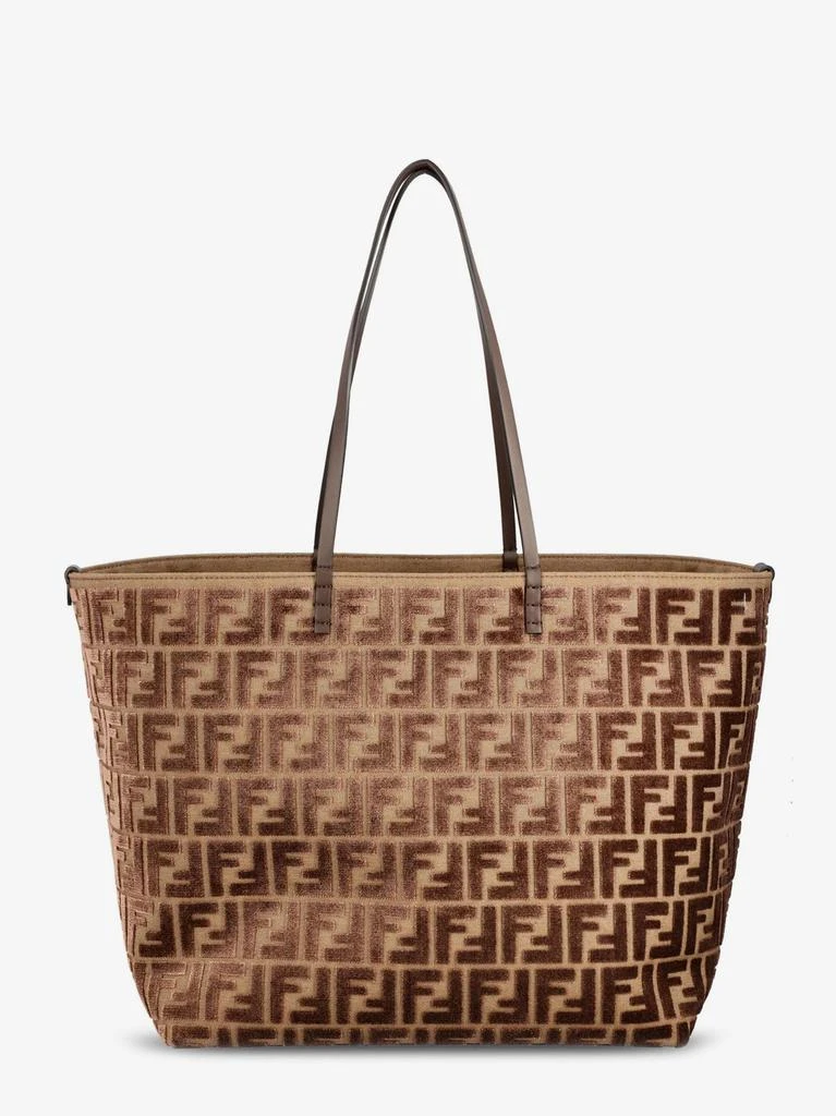 Fendi Roll Large FF jacquard fabric shopping bag 1
