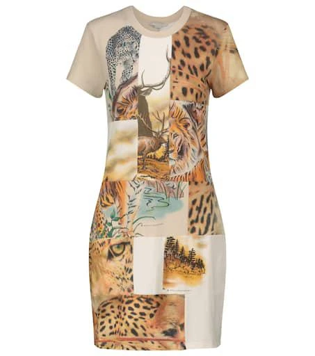 Stella McCartney Printed cotton jersey minidress 1