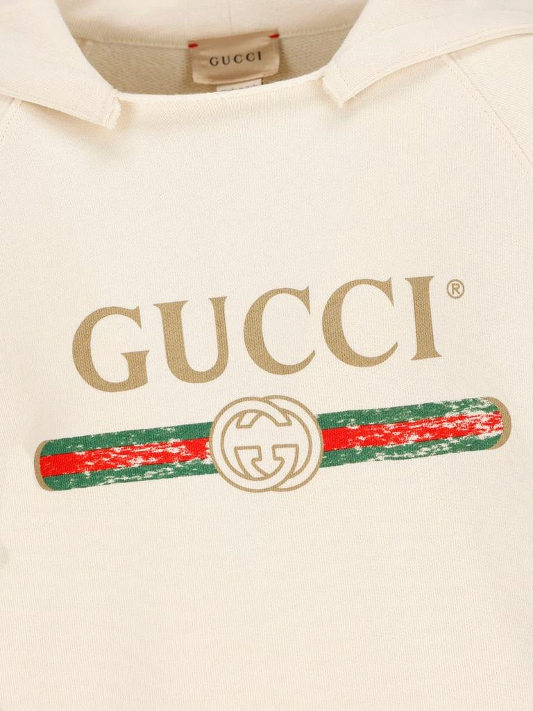 Gucci Gucci Kids Original Logo Printed Hoodie 3