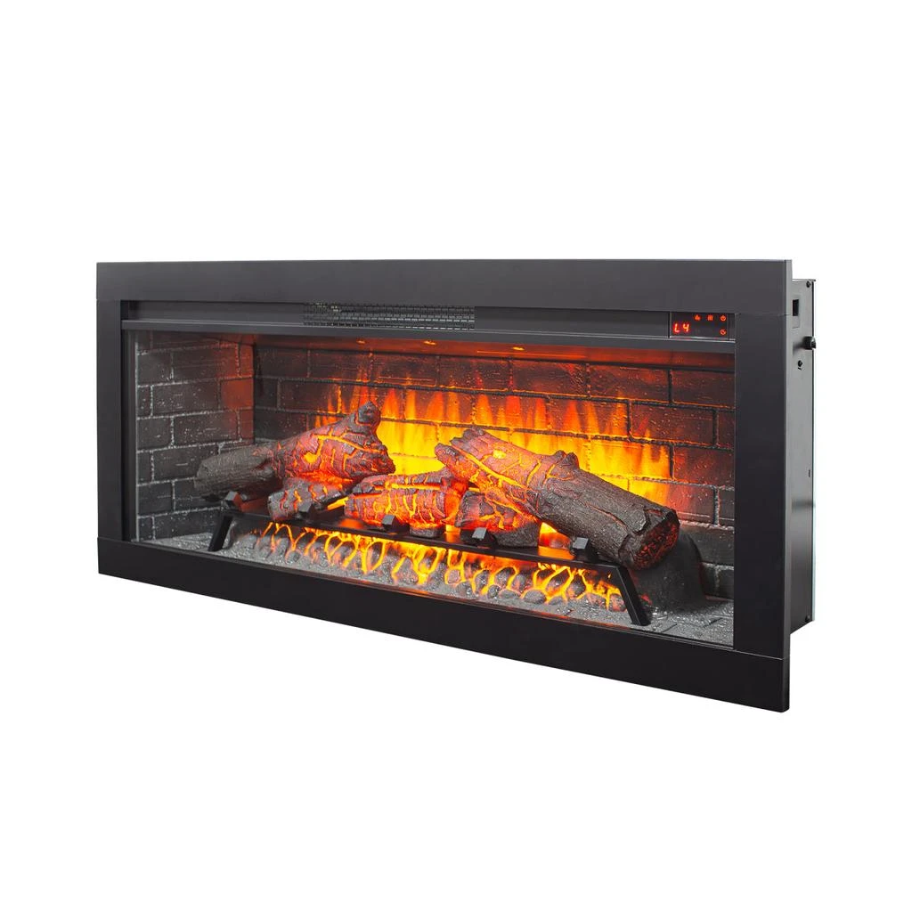 Streamdale Furniture Streamdale 42" Infrared Electric Fireplace with Removable Trim Kit Heater