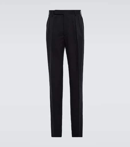 Ralph Lauren Pleated silk gabardine pants 1