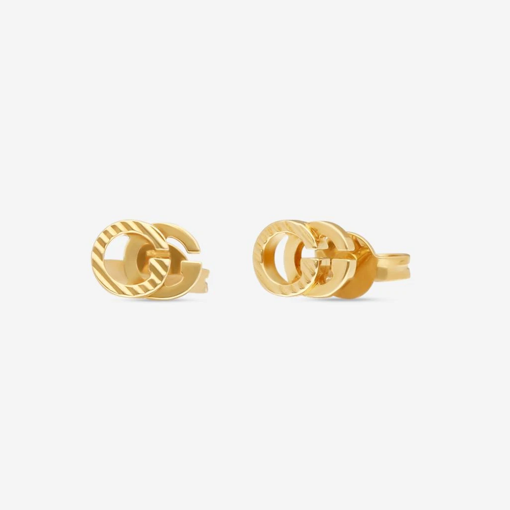 Gucci Gucci Running G 18K Yellow Gold Stud Earrings YBD65221900100U 2