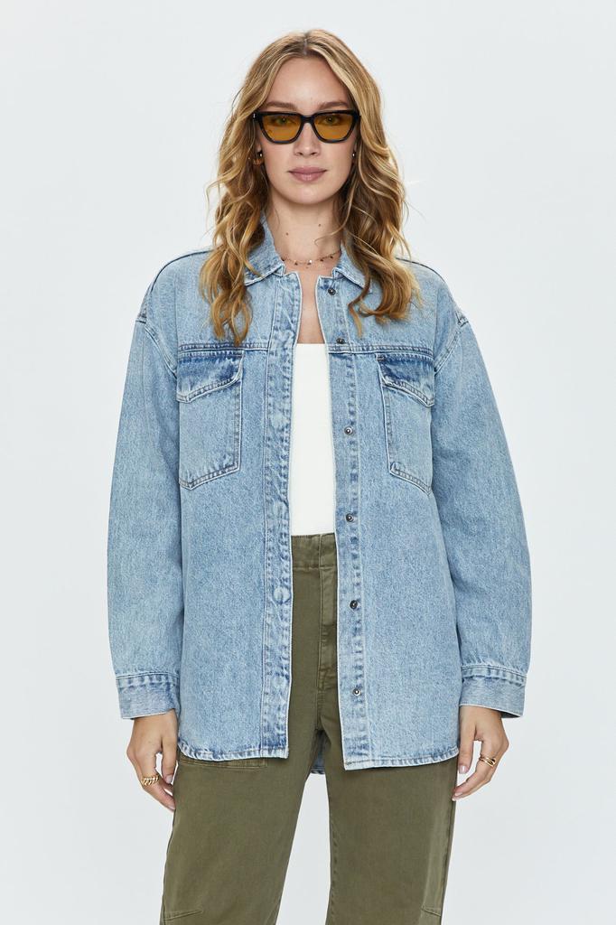 Pistola Denim Mandy Oversized Shacket - Paloma