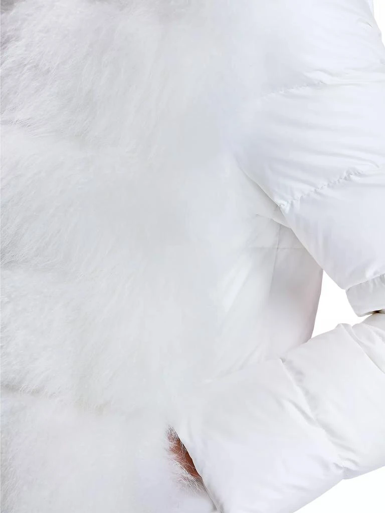 Maximilian Feather Down Fur Trim Jacket 5
