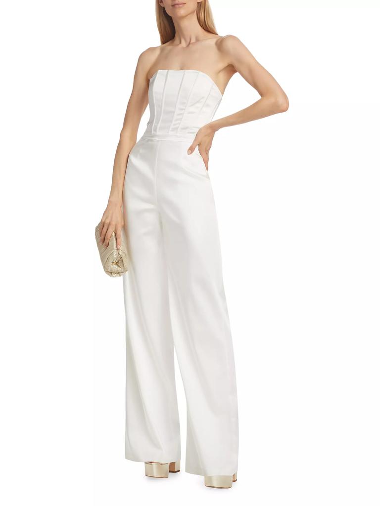 Ramy Brook Mira Strapless Bustier Jumpsuit