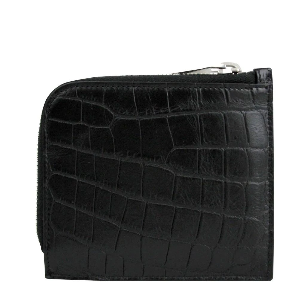 Yves Saint Laurent Men
s Imprint Leather Crocodile Card Case 4
