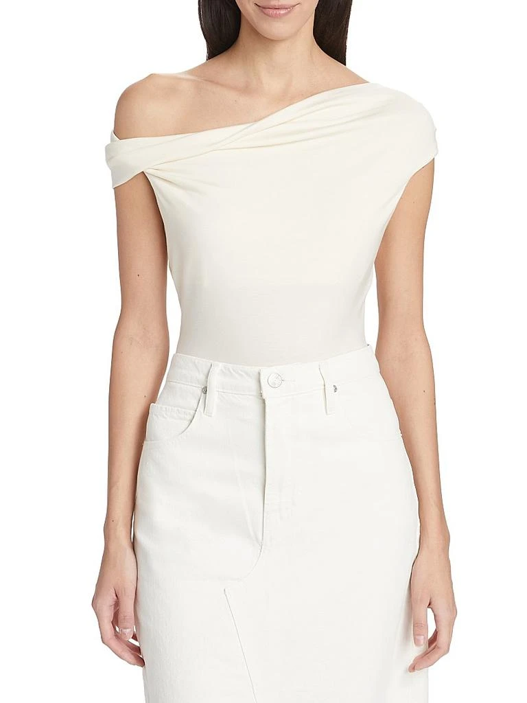 Reformation Cello One-Shoulder Ruched Top 3