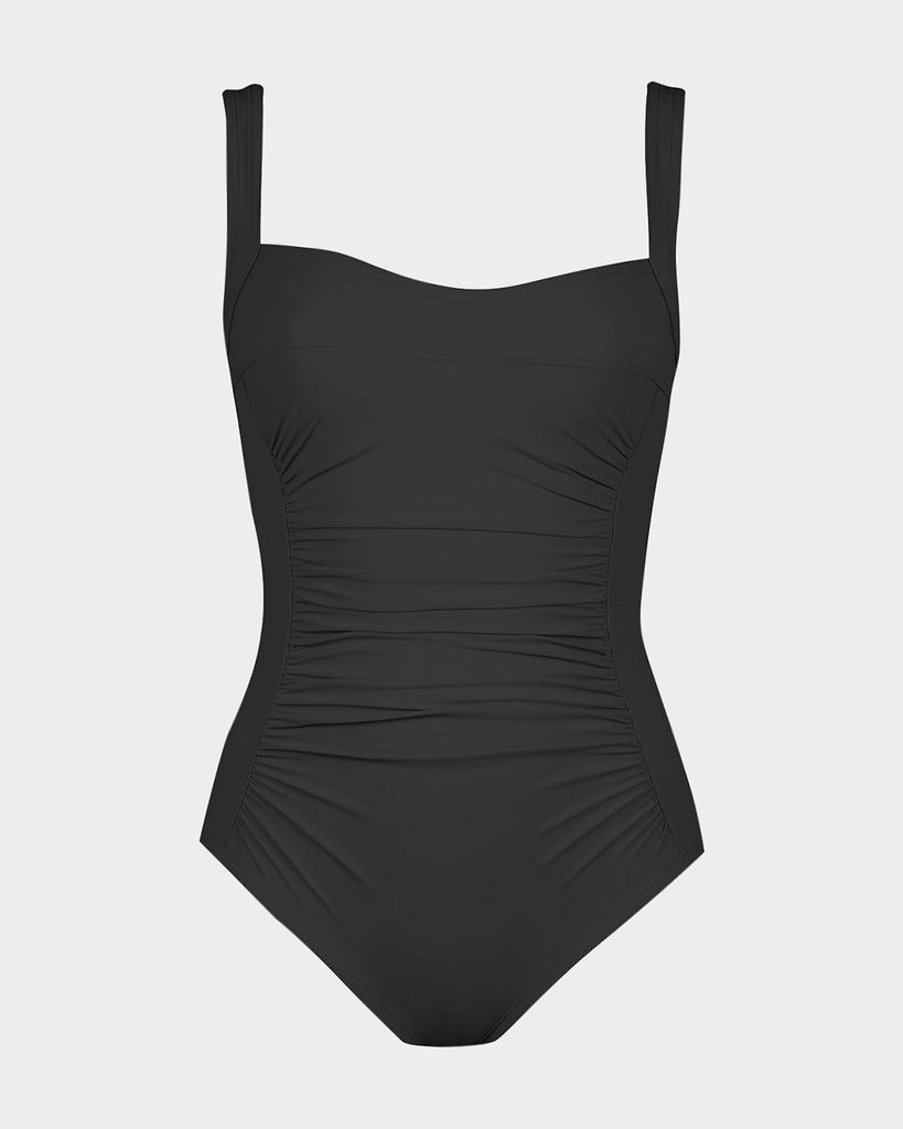 Karla Colletto Ruch-Front Underwire One-Piece Swimsuit