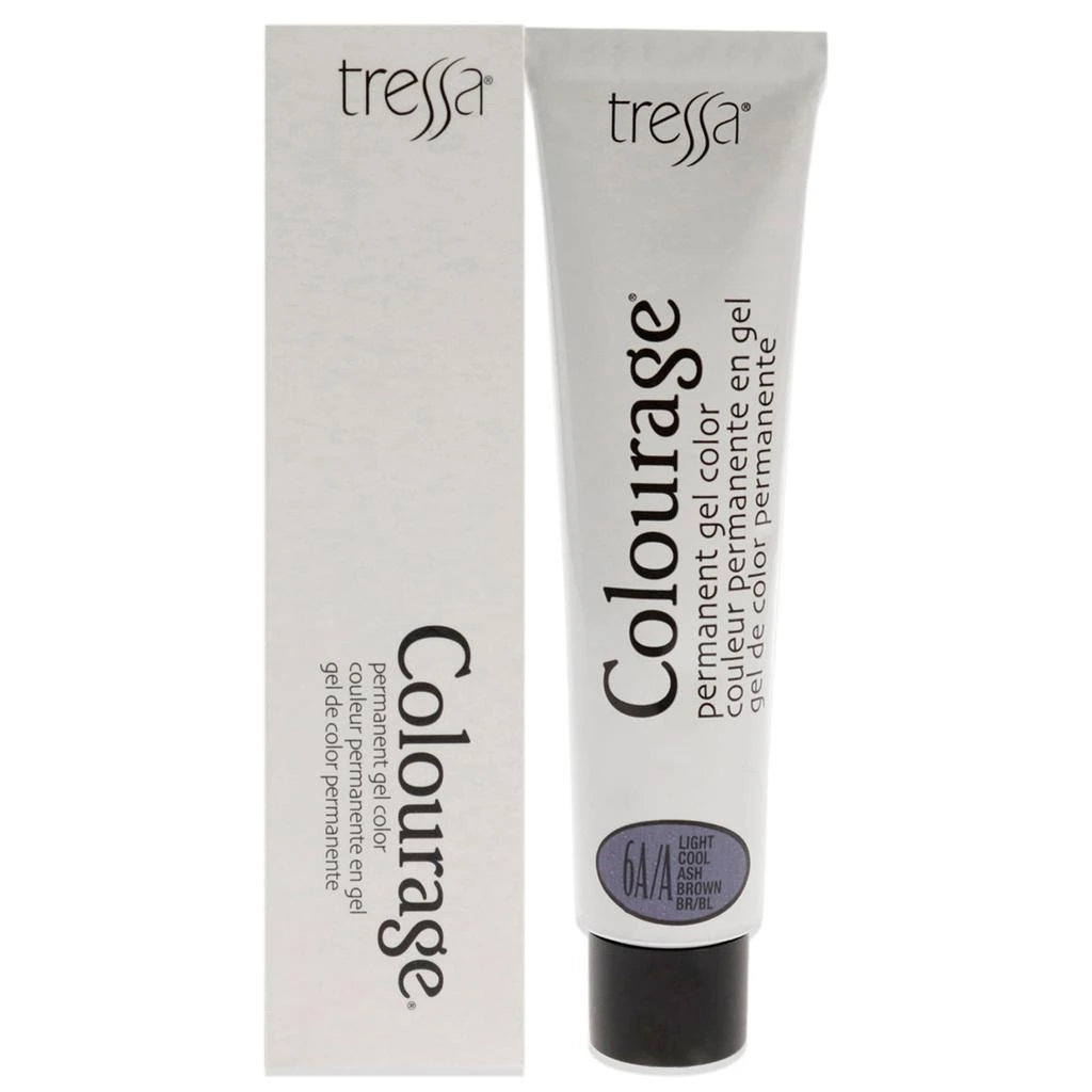 Tressa Colourage Permanent Gel Color - 6AA Light Cool Ash Brown by for Unisex - 2 oz Hair Color
