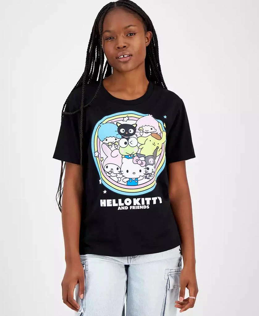 Love Tribe Juniors' Hello Kitty & Friends Stars Graphic T-Shirt 1