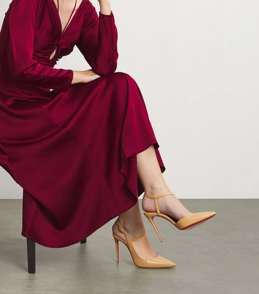 Christian Louboutin Jenlove Leather Pumps 100 6