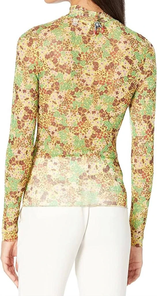Ted Baker London Lennix Mesh Floral Mock Neck Long Sleeve Top 2