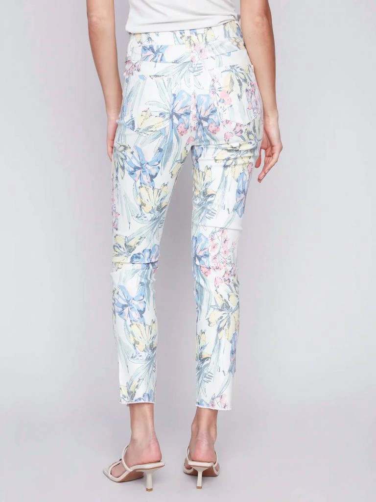 CHARLIE B Charlie B - 5-pocket Print Ankle Pant 2