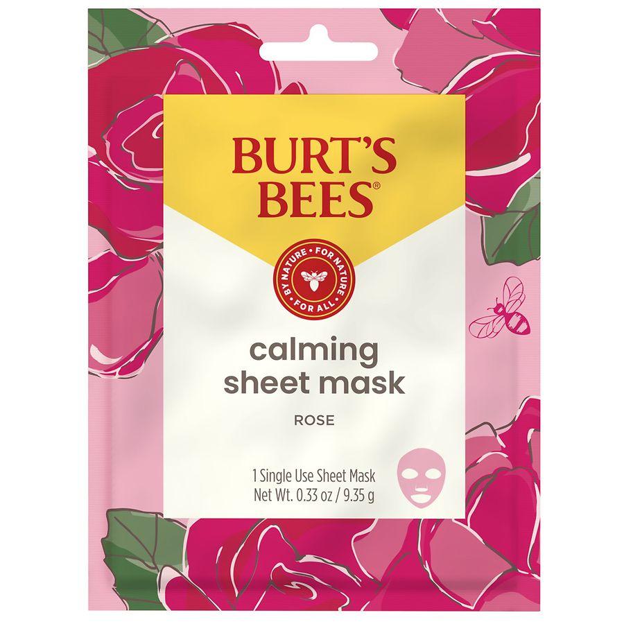 Burt's Bees Calming Sheet Mask Rose