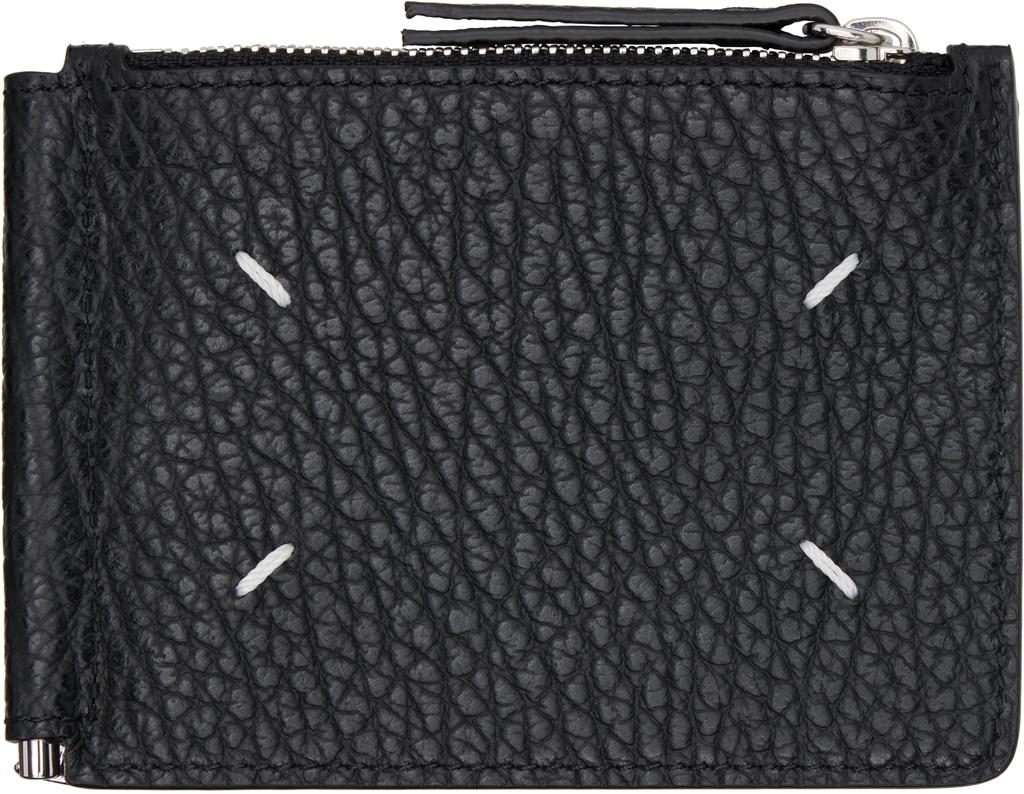 MAISON MARGIELA Black Money Clip Wallet - Wallets - Free Shipping