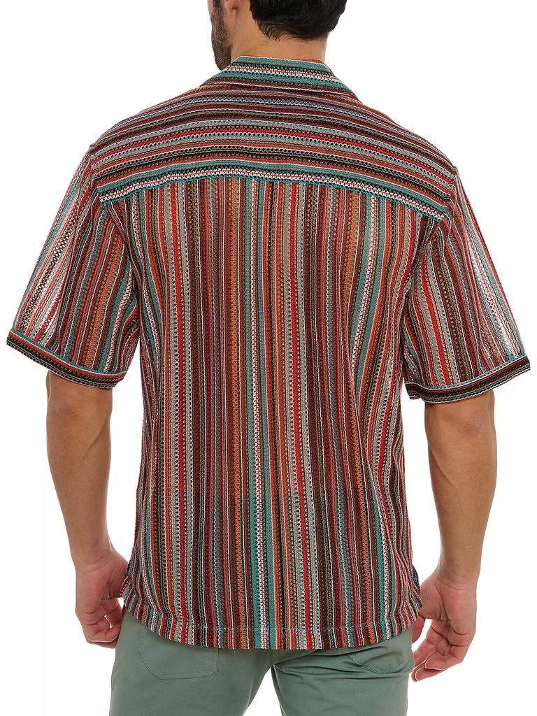 Robert Graham Serape Printed Button-Front Shirt 4