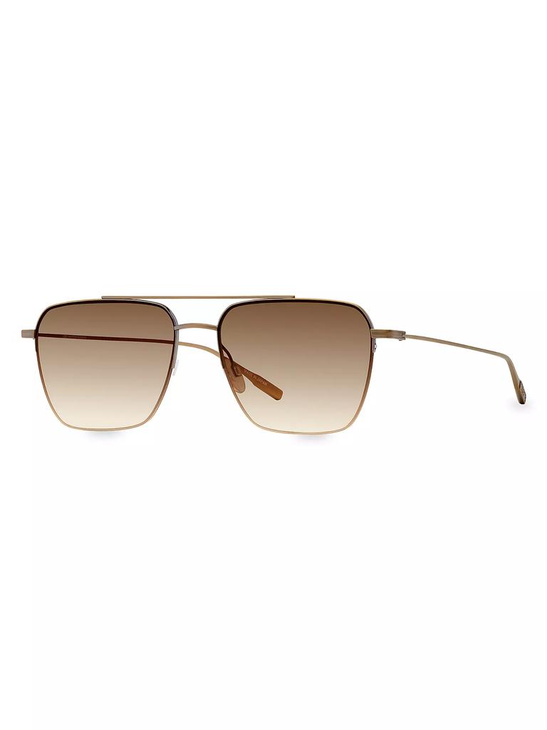 Barton Perreira 55MM Aviator Gradient Sunglasses