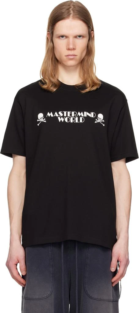 mastermind WORLD Black MW Pop Logo T-shirt 1