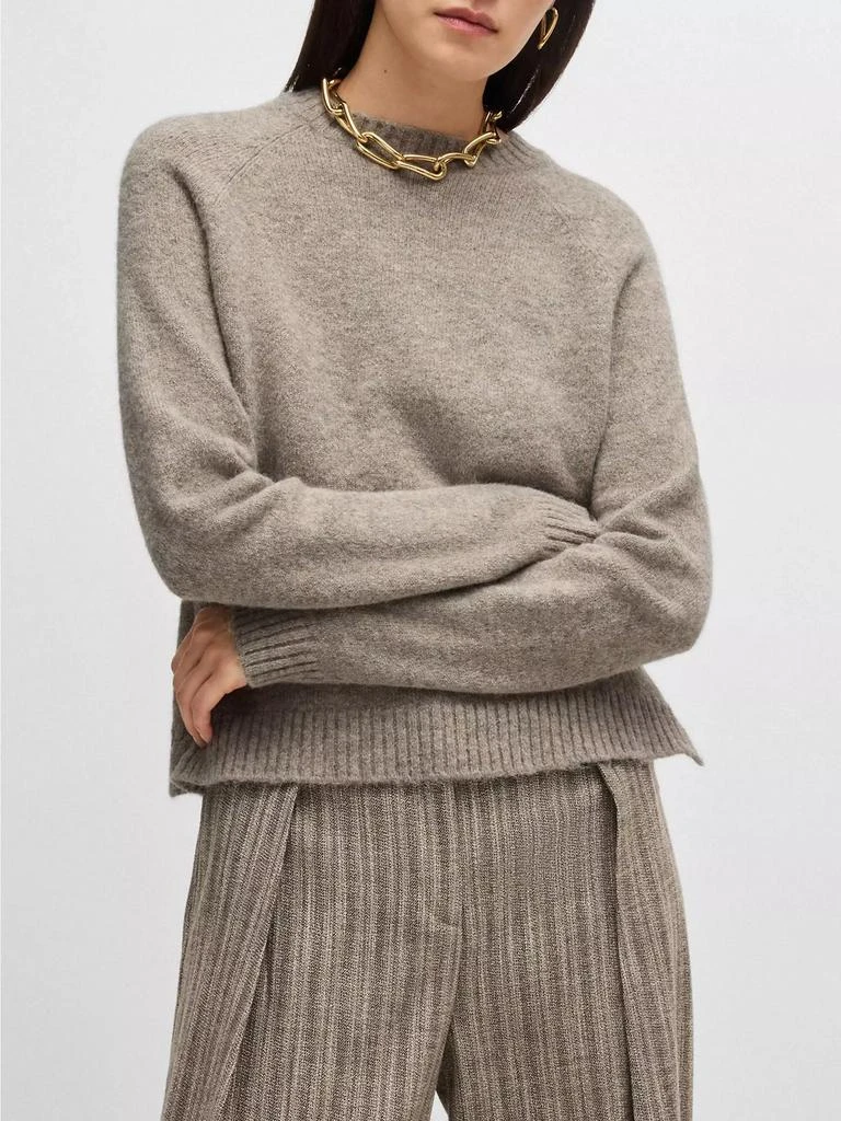 Hugo Boss Crew-Neck Sweater in Stretch Fabric 3