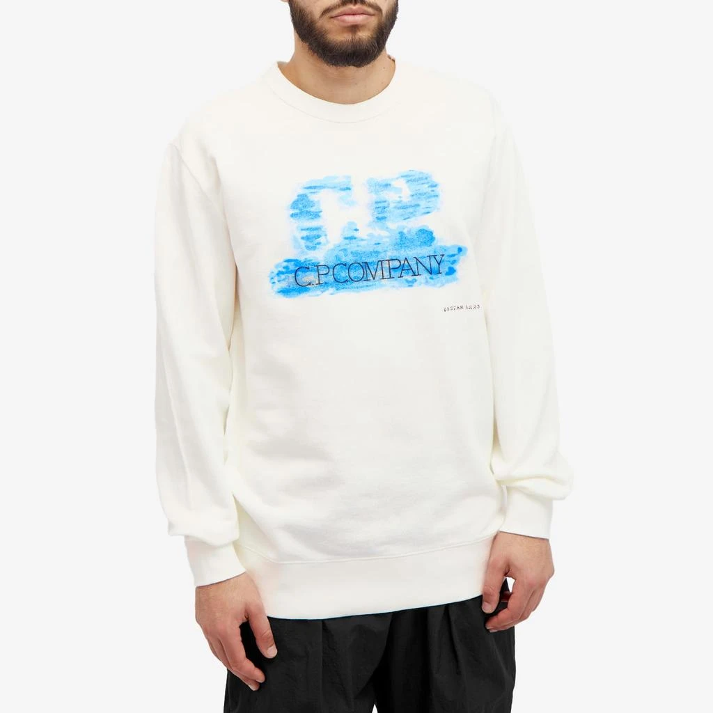 C.P. Company C.P. Company Artisinal Logo Sweat 2