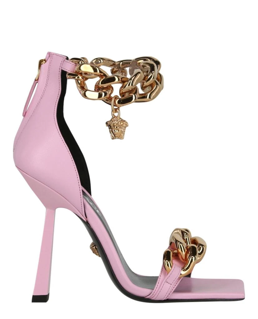 Versace Medusa Chain Leather Sandals 1