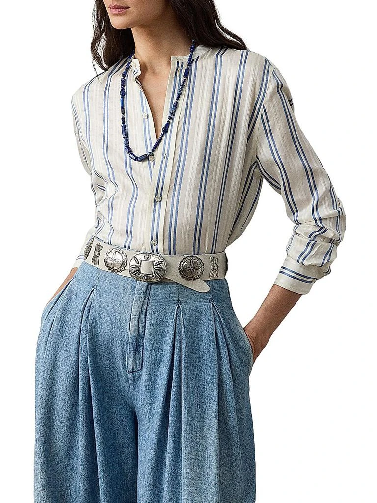 Ralph Lauren Striped Silk Shirt 3