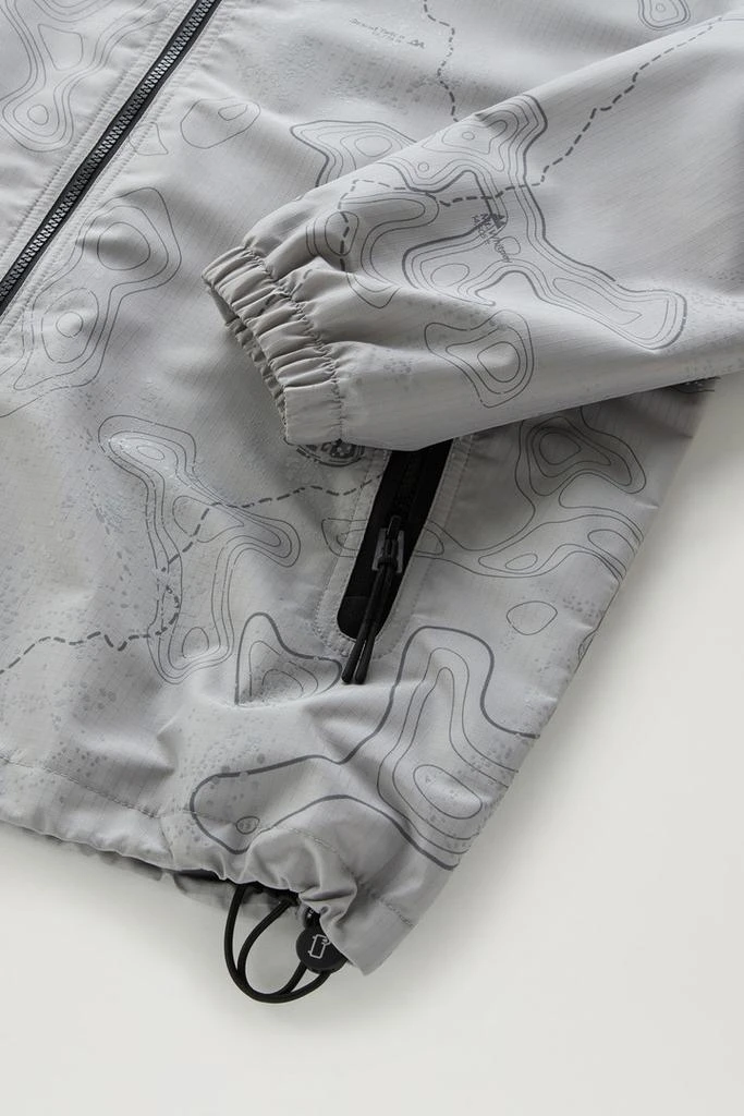 Woolrich Reflective Jacket in Ripstop Fabric - Men - Gray 4