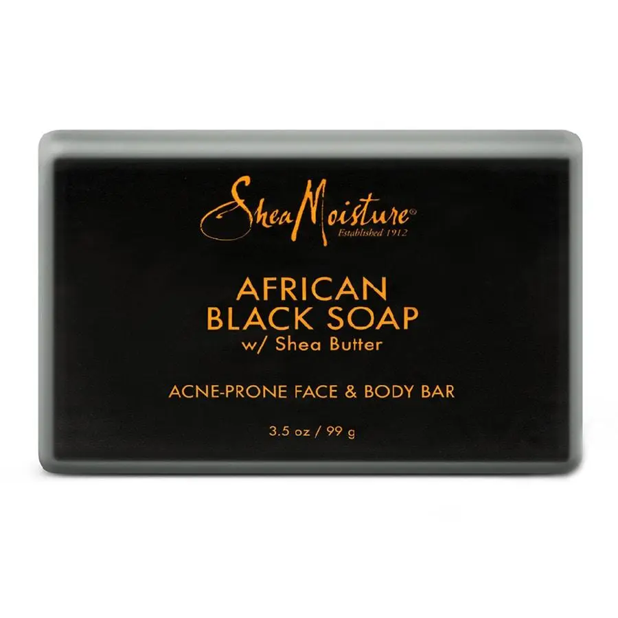 SheaMoisture Face and Body Bar African Black Soap