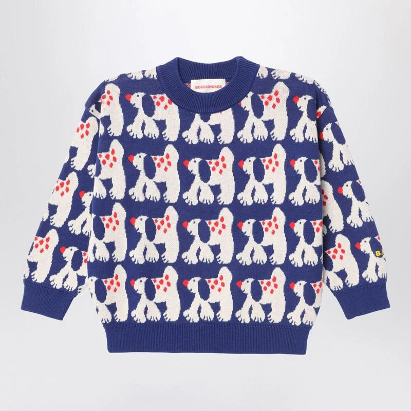 BOBO CHOSES Fairy Dog jumper navy blue 1