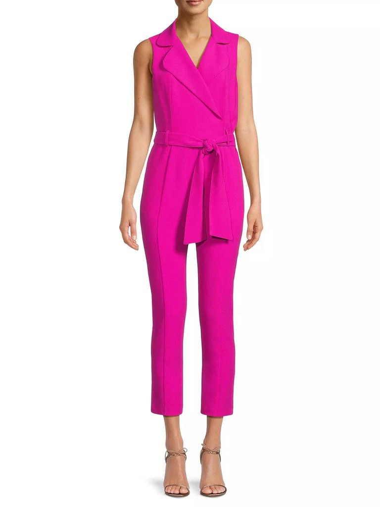 Black Halo Danica Belted Sleeveless Jumpsuit 3