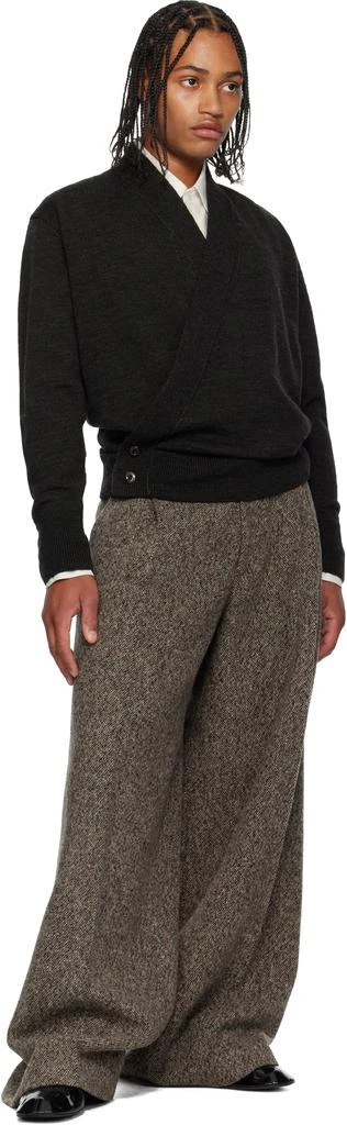 Dries Van Noten Black Square Toe Derbys 5