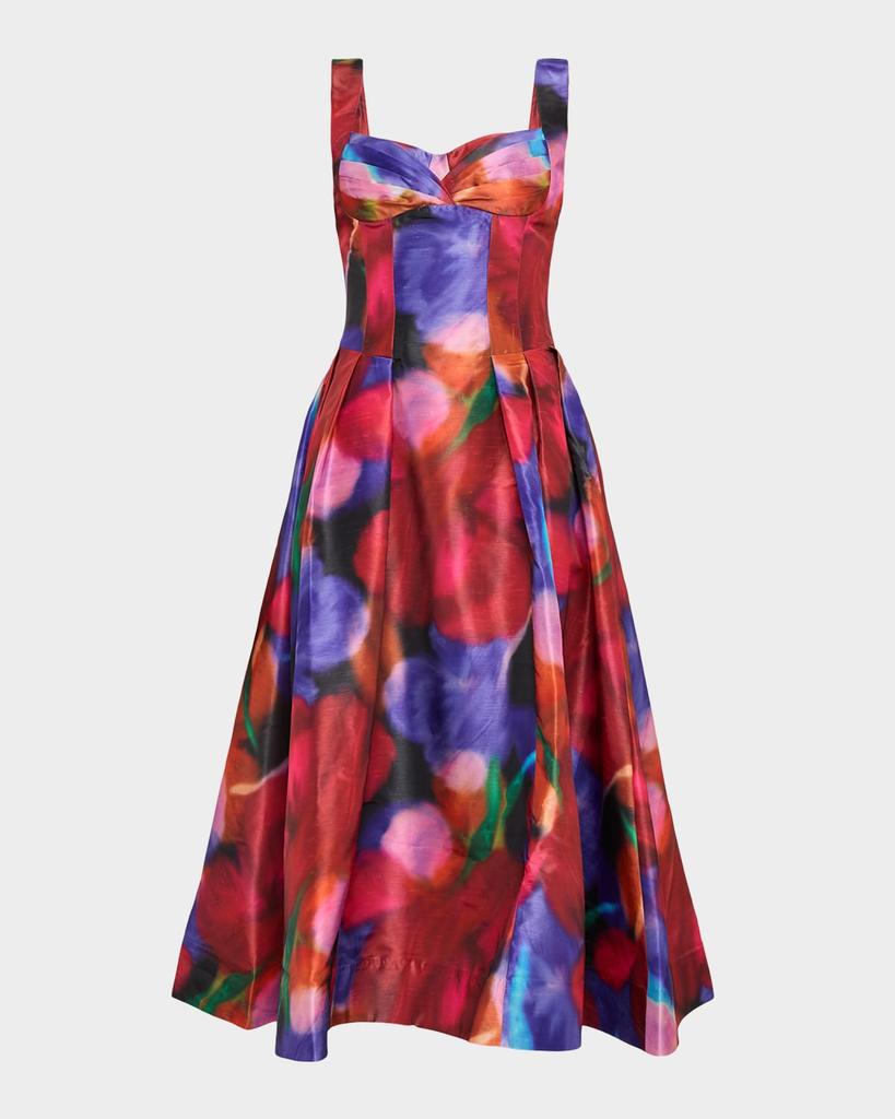 REBECCA VALLANCE Bridal Bouquet floral silk organza gown