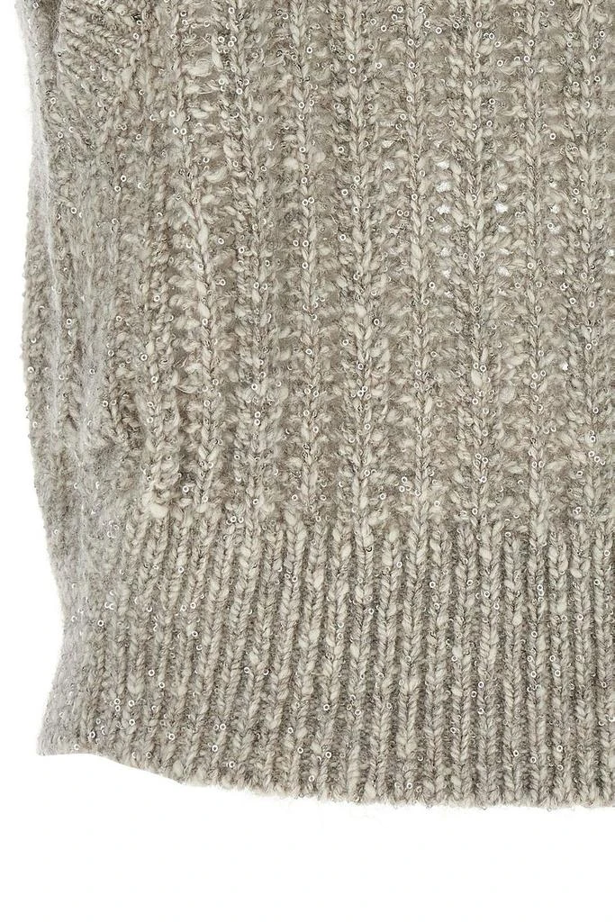 Brunello Cucinelli Brunello Cucinelli Knitted Sleeveless Jumper 4