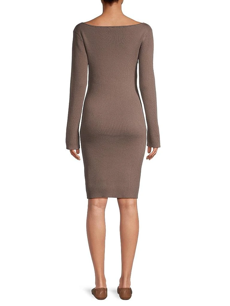 Nom Maternity Hudson Ribbed Maternity Sweater Dress 5