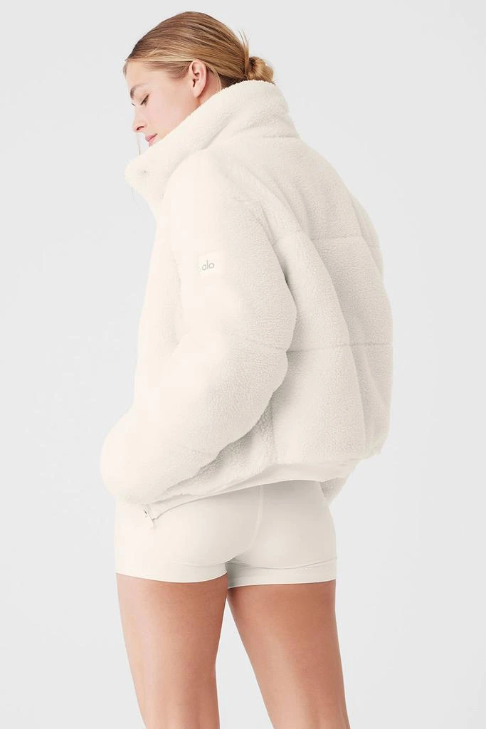 Alo Sherpa Snow Angel Puffer - Ivory 2
