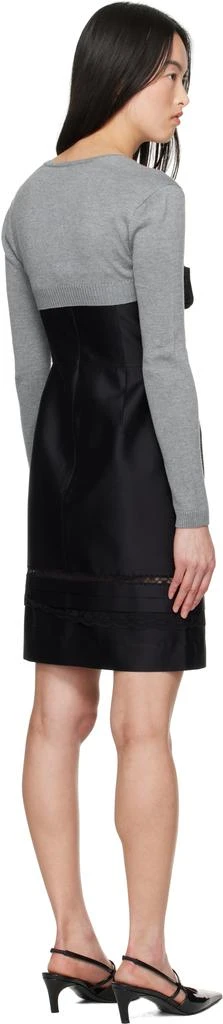 shushu tong midi dress Shushu/tong V-neck Bow Midi Dress