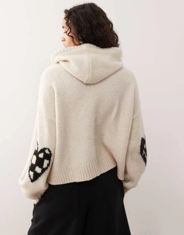 Vans Vans Kawaii sweater hoodie in marshmallow 4
