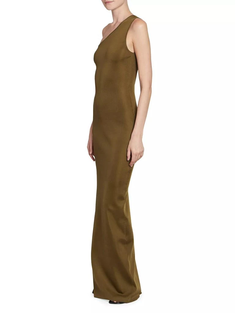 Yves Saint Laurent One-Shoulder Dress in Silk 5