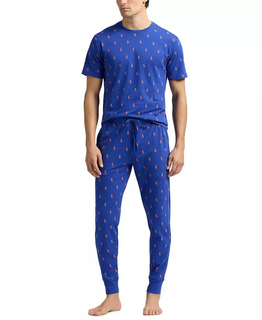 Ralph Lauren Men's Short-Sleeve Jogger Pajama Set, Exclusively at Macy's 1