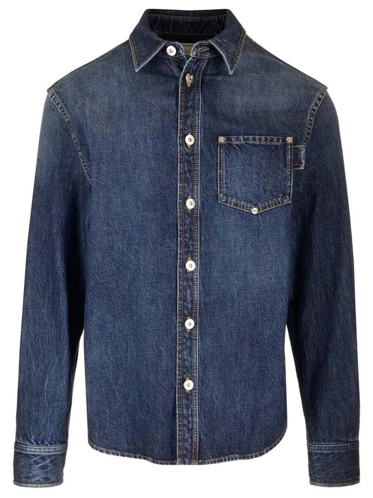 Bottega Veneta Bottega Veneta Long Sleeved Denim Shirt 1