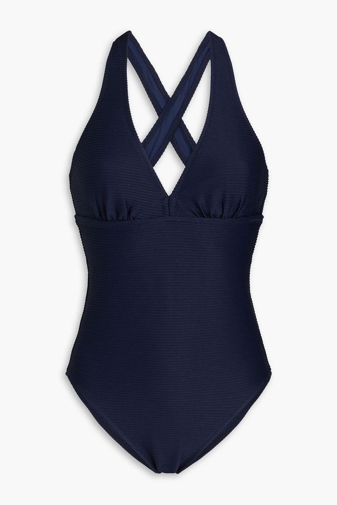 Heidi Klein Ribbed underwired swimsuit