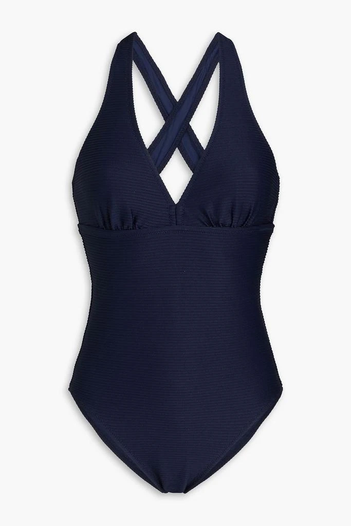 Heidi Klein Ribbed underwired swimsuit 1